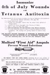 Vol. 7, No. 4, Ad: Tetanus vaccine.