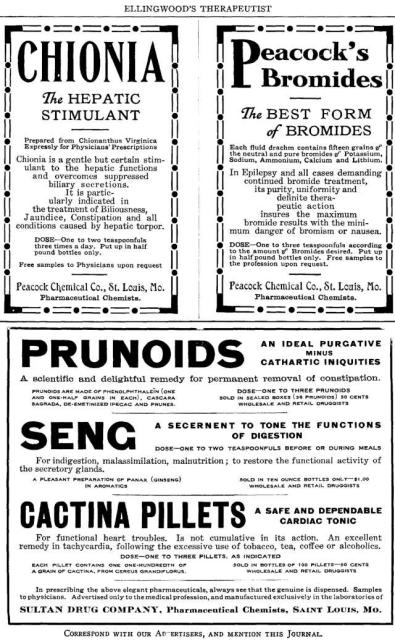 Ad: Chionianthus, Bromides, Prunoids.