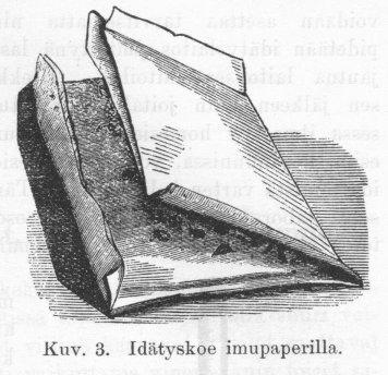 Kuv. 3. Idätyskoe imupaperilla.