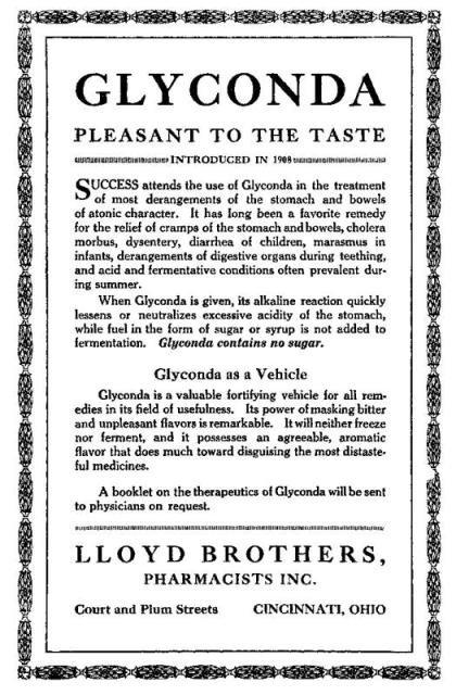 Vol. 19, No. 4, Ad: Glyconda.