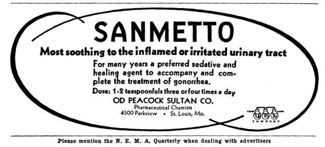 Vol. 26, No. 1, Ad: Sanmetto.