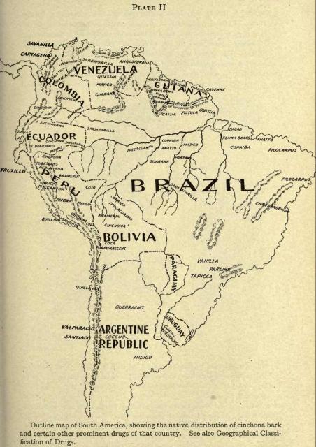 Plate 2. Outline map of South America.