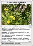 Herbcard 03.2017: Aperitive and digestive.